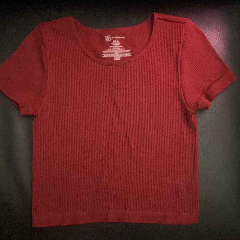 Small Striped Red Crop Top